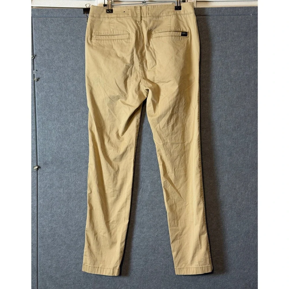 Hollister Mens Chino Pants 29x30 Tan Epic Flex Slim Fit Khaki Trousers Preppy